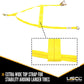 Adjustable Wheel Net with 4" Top Strap, Twisted Snap Hook and Ratchet w/ Snap Hook - 4 pack