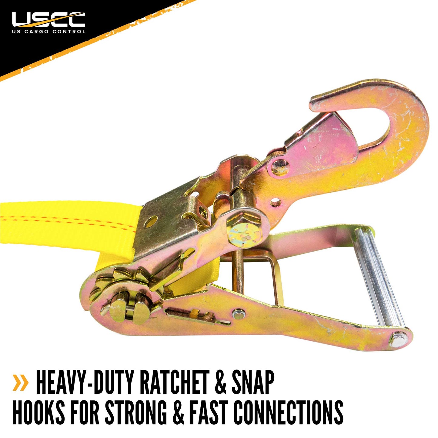 Adjustable Wheel Net with 4" Top Strap, Twisted Snap Hook and Ratchet w/ Snap Hook