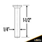 L-Track Fastener Pack | 1-1/2" Bolt with Nut & Washer | 10-Pack