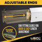 92" - 103" Aluminum E-Track Load Bar - 2,200 lb Capacity | 2-Pack