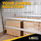93" - 103" Aluminum E-Track Load Bar with Flat Latch Release - 2,200 lb Capacity | 2-Pack