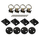 2 inch Track Anchor Point Tie Down Kit Black image 1 of 9