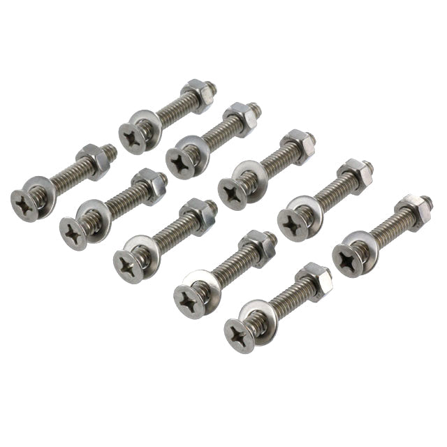 Single Stud L-Track Anchor Point Tie Down Kit | Black