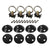 2 inch Round Anchor Point Tie Down Kit Black image 1 of 9