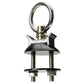 Single Stud Round L-Track Anchor Point Tie Down Kit | Black