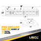 96" Angled L-Track Kit | Aluminum | 2-Pack