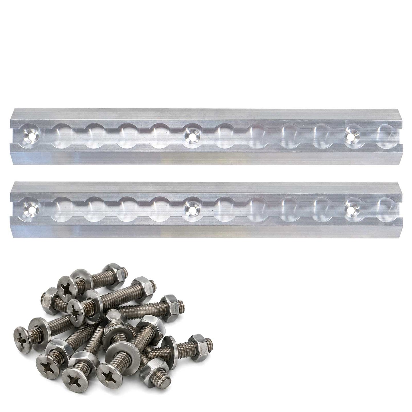 12" Angled L-Track | Aluminum | 2-Pack