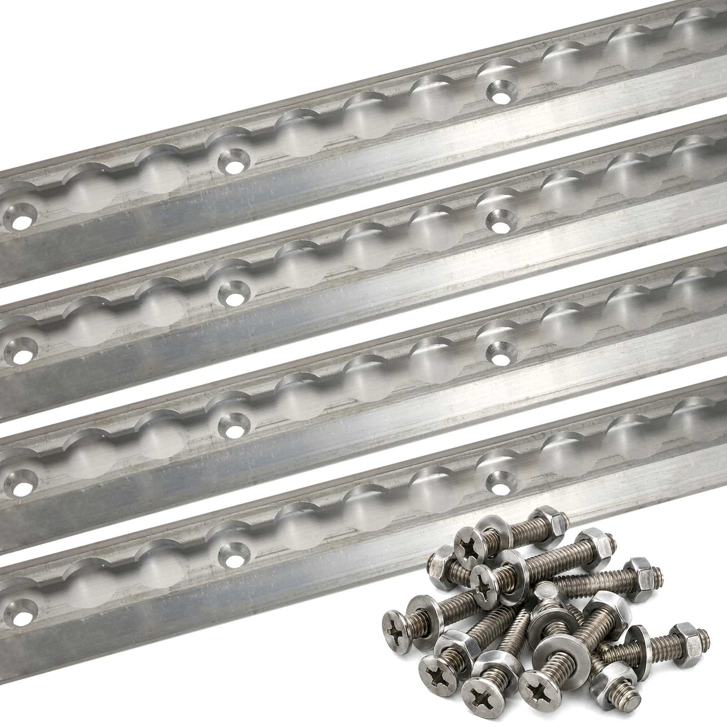96" Angled L-Track | Aluminum | 4-Pack
