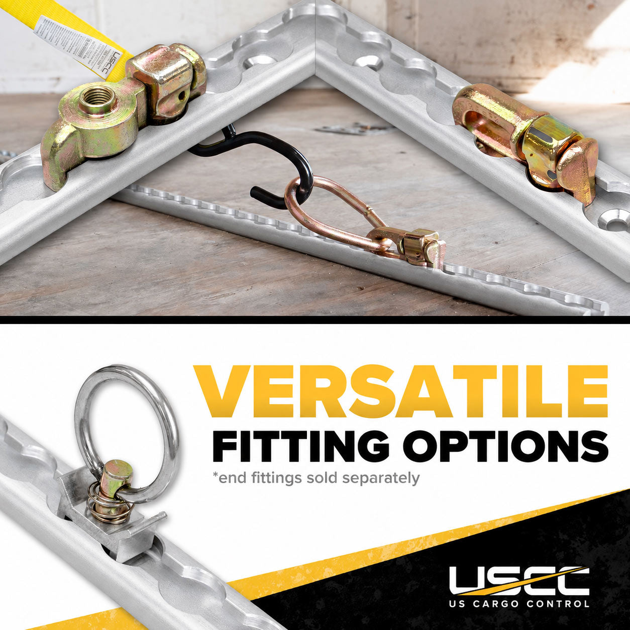 48" Aluminum L-Track Kit | Anodized Finish | 20-Pack