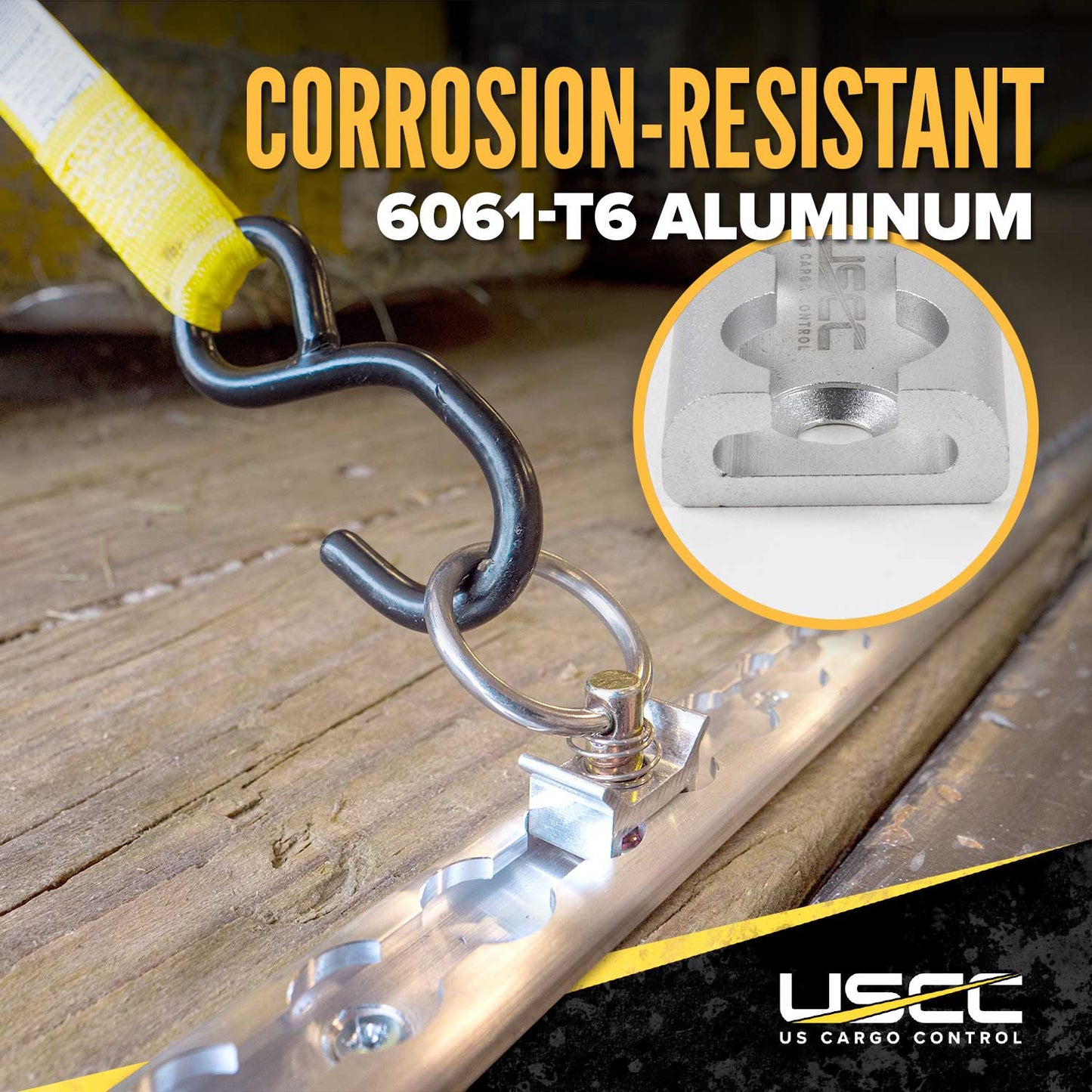 96" Aluminum L-Track Kit | Anodized Finish | 2-Pack