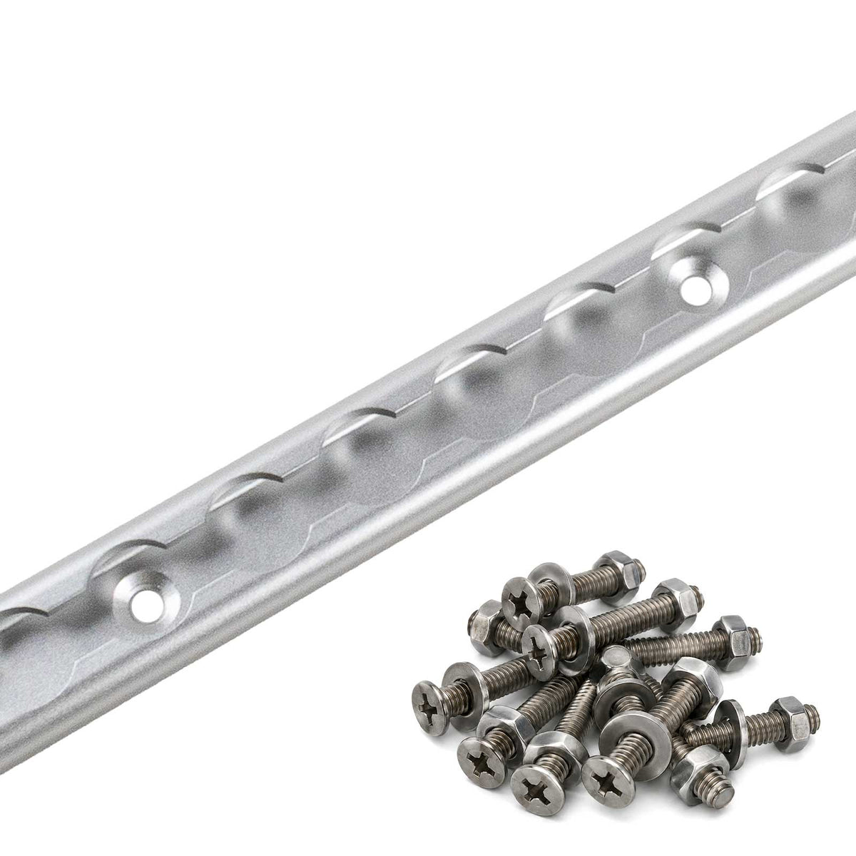48" Aluminum L-Track Kit | Anodized Finish