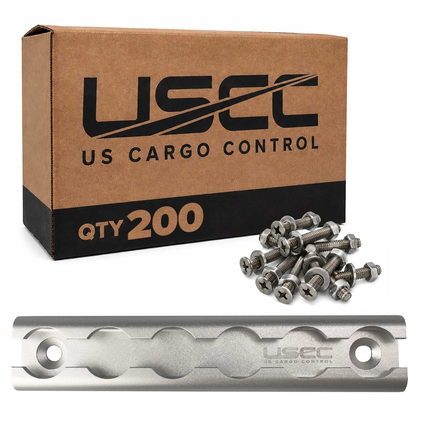 6" Aluminum L-Track Kit | Anodized Finish | 200-Pack