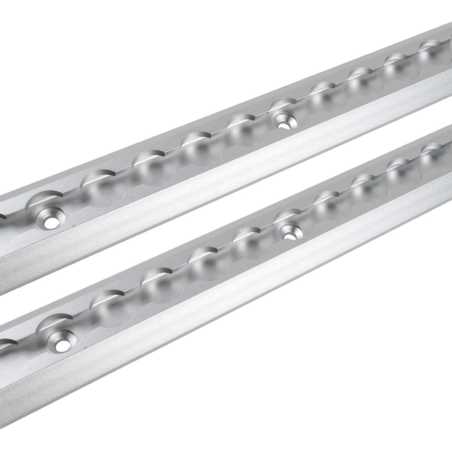 96" Angled L-Track | Anodized Finish | 2-Pack