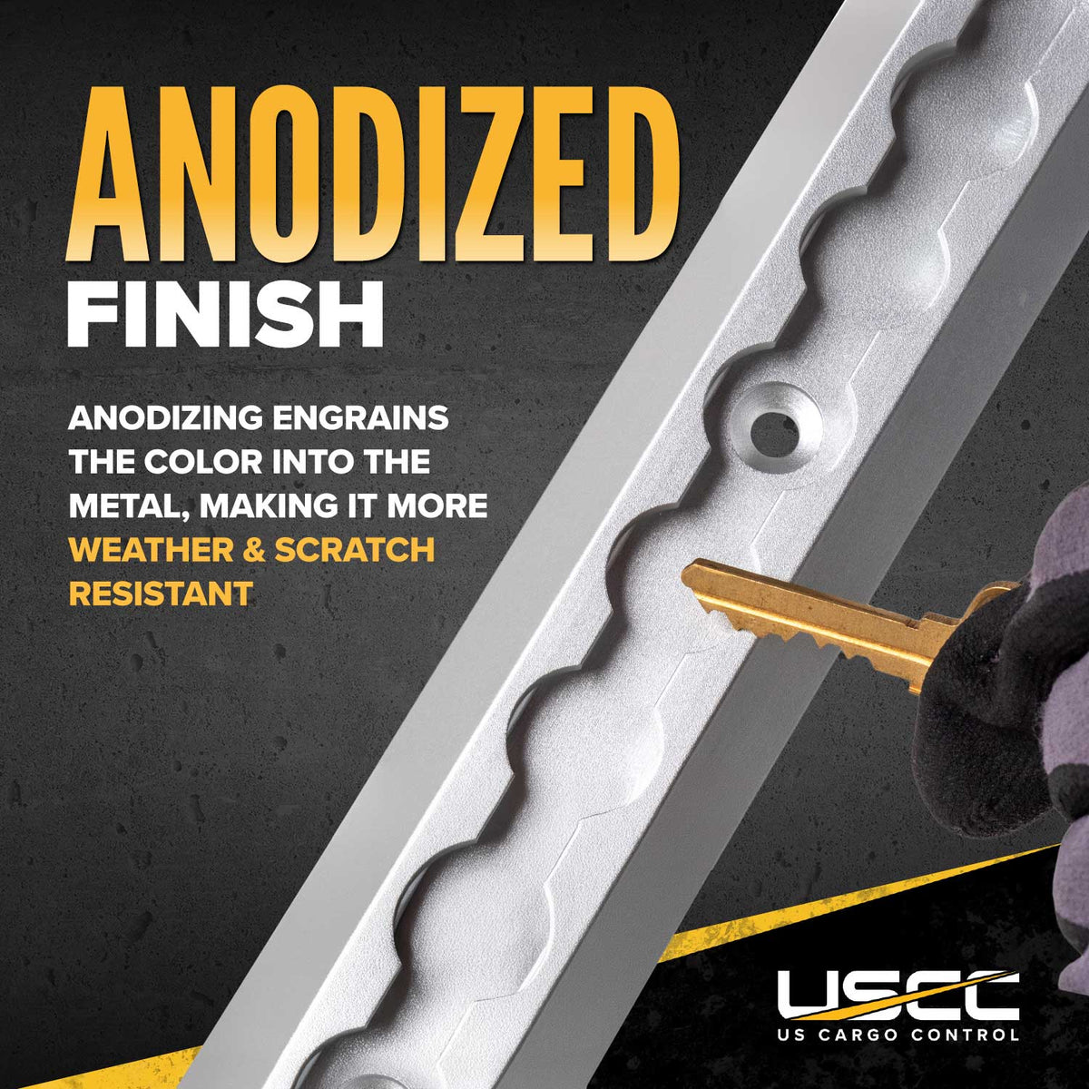 12" Angled L-Track | Anodized Finish | 2-Pack