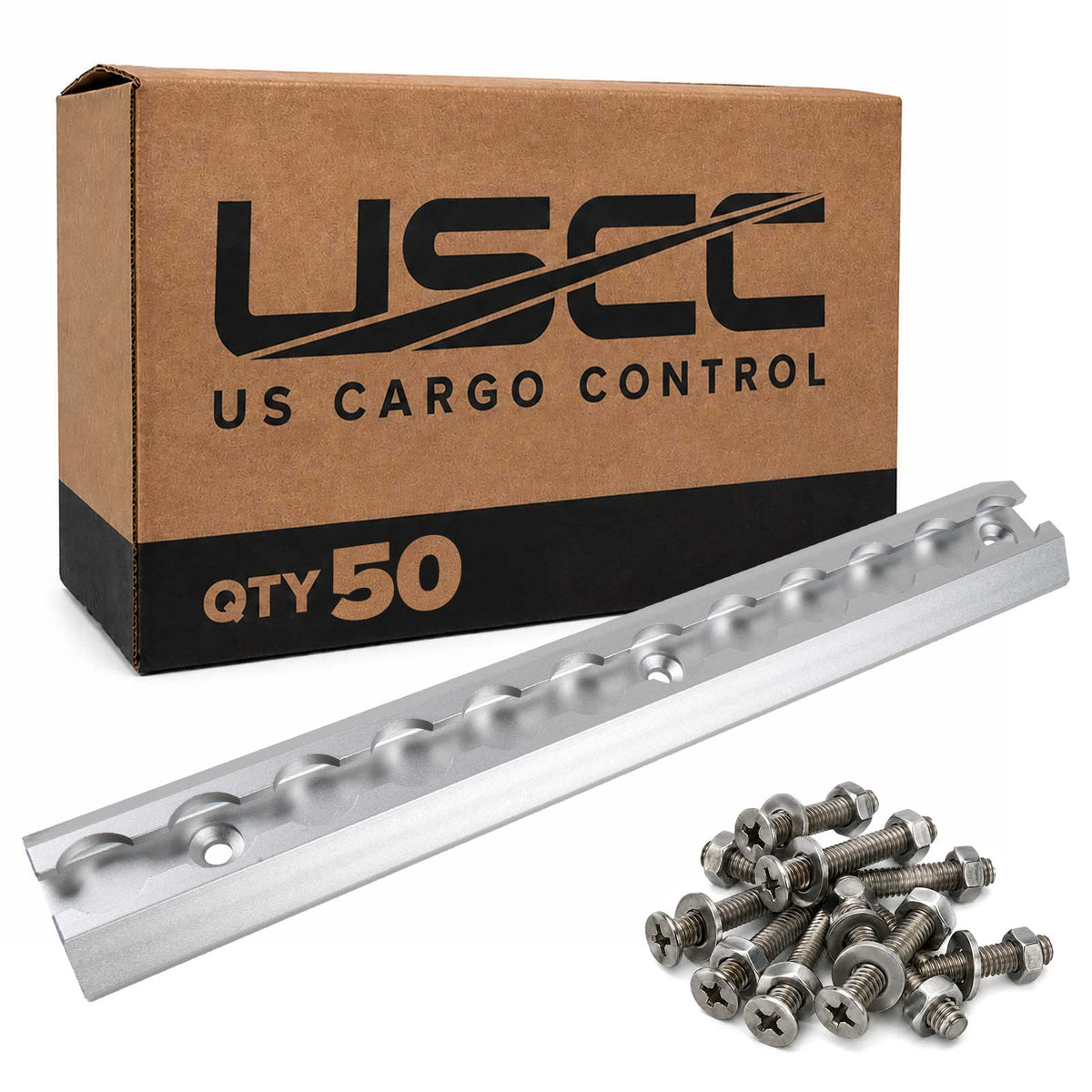 12" Angled L-Track Kit | Anodized Finish | 50-Pack