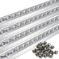96" Angled L-Track Kit | Anodized Finish | 4-Pack