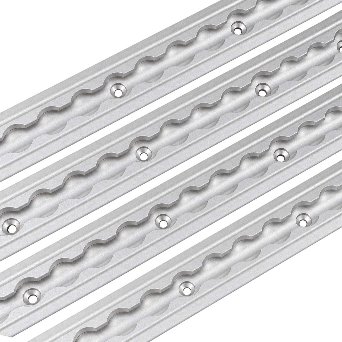 96" Flanged L-Track | Anodized Finish | 4-Pack