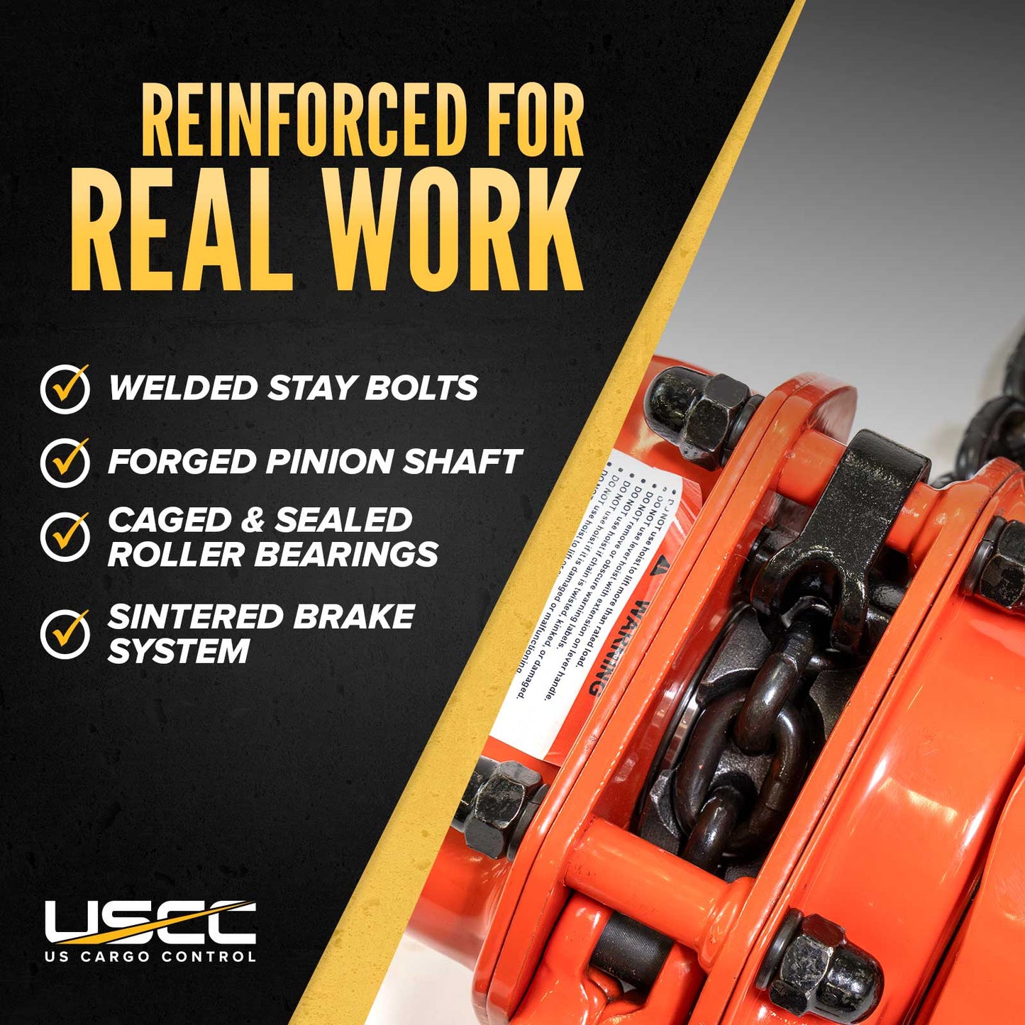 Atlas Lever Chain Hoist | 3/4 Ton x 5' Lift