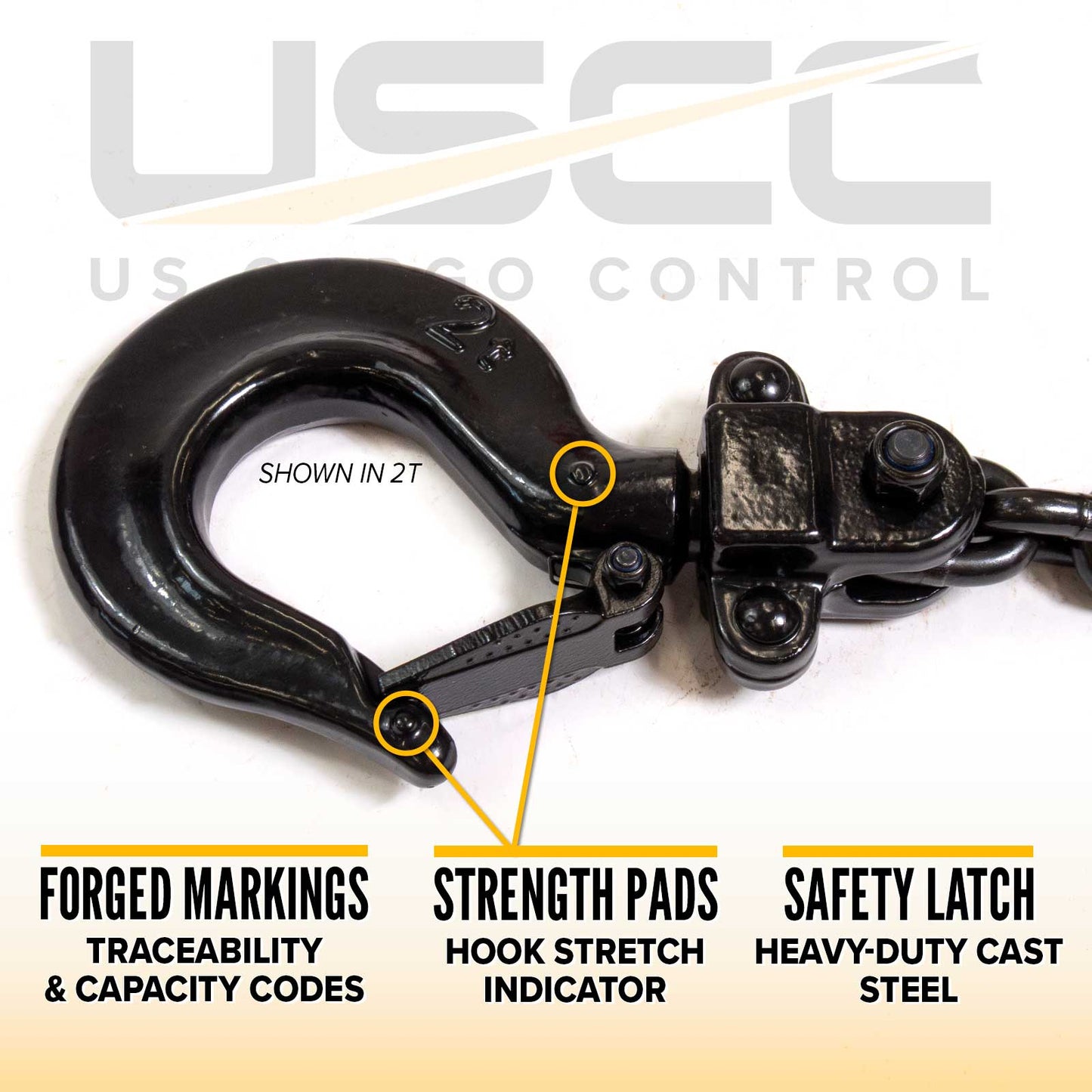 Atlas Titon Hand Chain Hoist | 2 Ton x 20' Lift