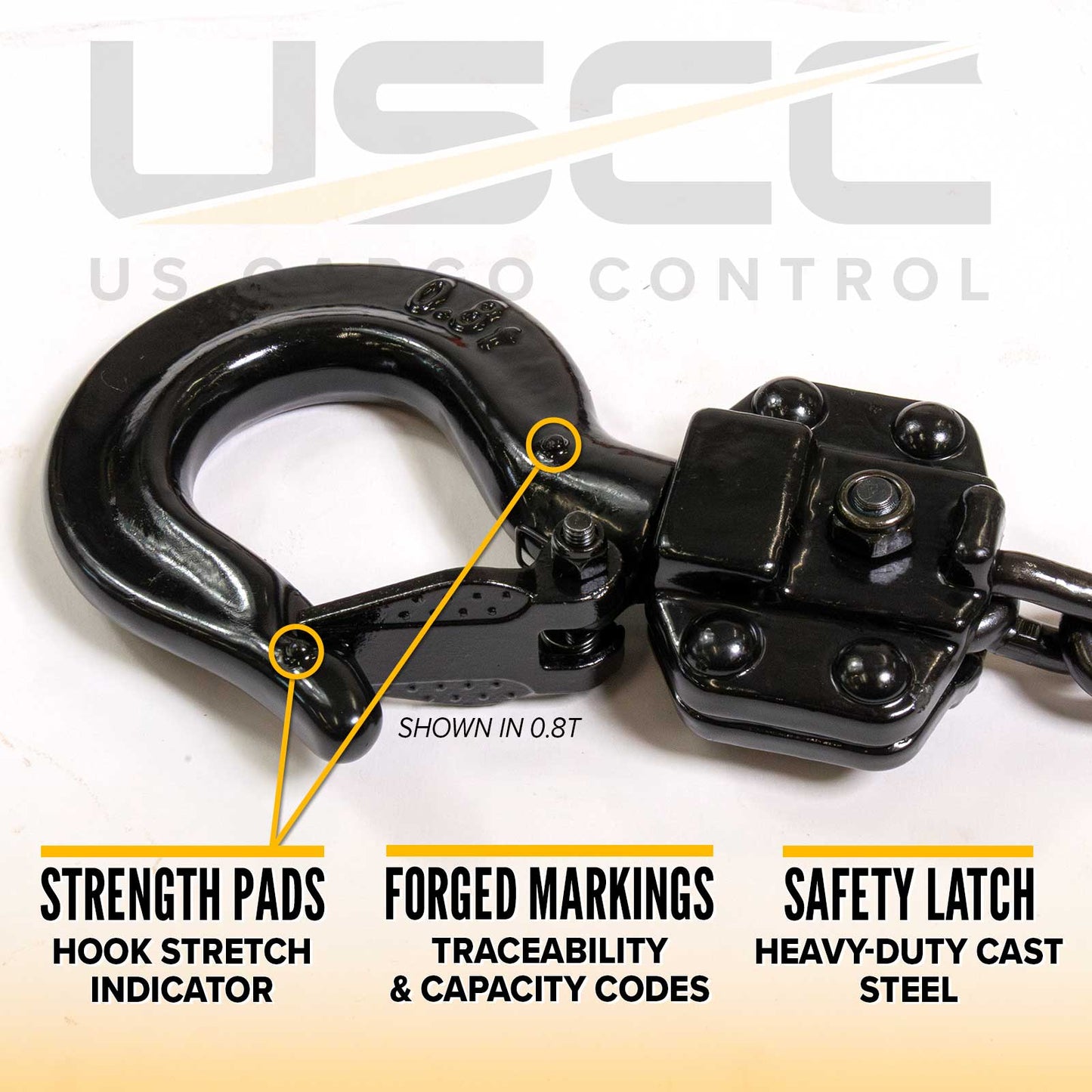 Atlas Titon Lever Chain Hoist | 1.6 Ton x 10' Lift