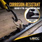 72" Aluminum L-Track Kit | Black Anodized Finish | 20-Pack
