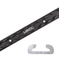 72" Aluminum L-Track | Black Anodized Finish | 20-Pack