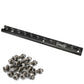 12" Aluminum L-Track | Black Anodized Finish