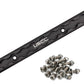 6" Aluminum L-Track Kit | Black Anodized Finish