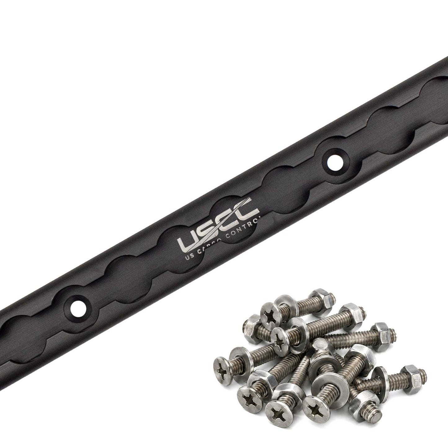 6" Aluminum L-Track Kit | Black Anodized Finish