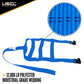 Blue Extra Large Tow Dolly Basket Strap with Flat Hooks