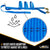 Blue Extra Large Tow Dolly Basket Strap with Twisted Snap Hooks - 2 pack