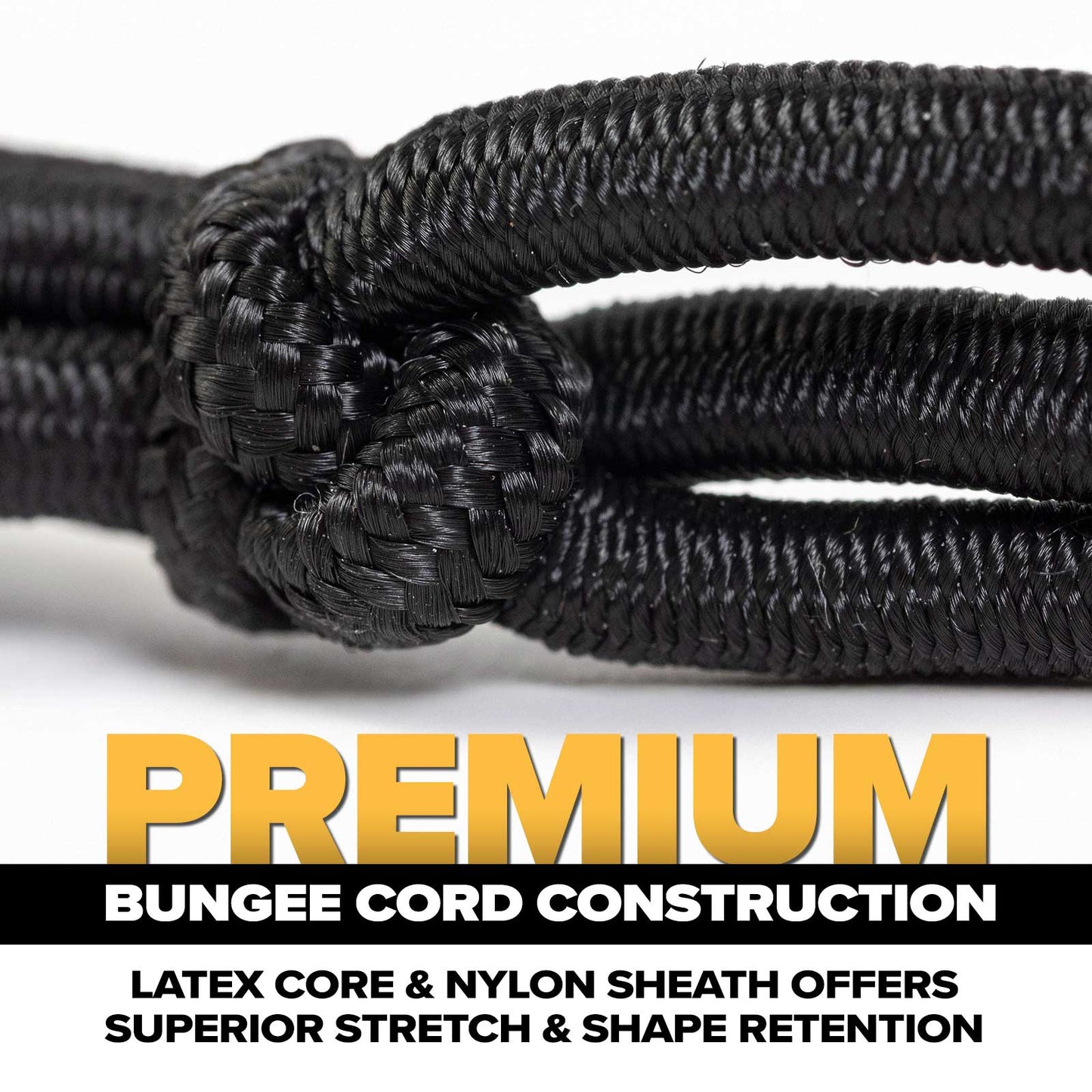 36" x 48" Bungee Cargo Net with 12 Adjustable Plastic Hooks