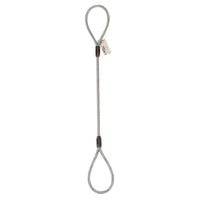 3/8" x 4' Standard Eye Cable Laid Wire Rope Sling | 7x7x7