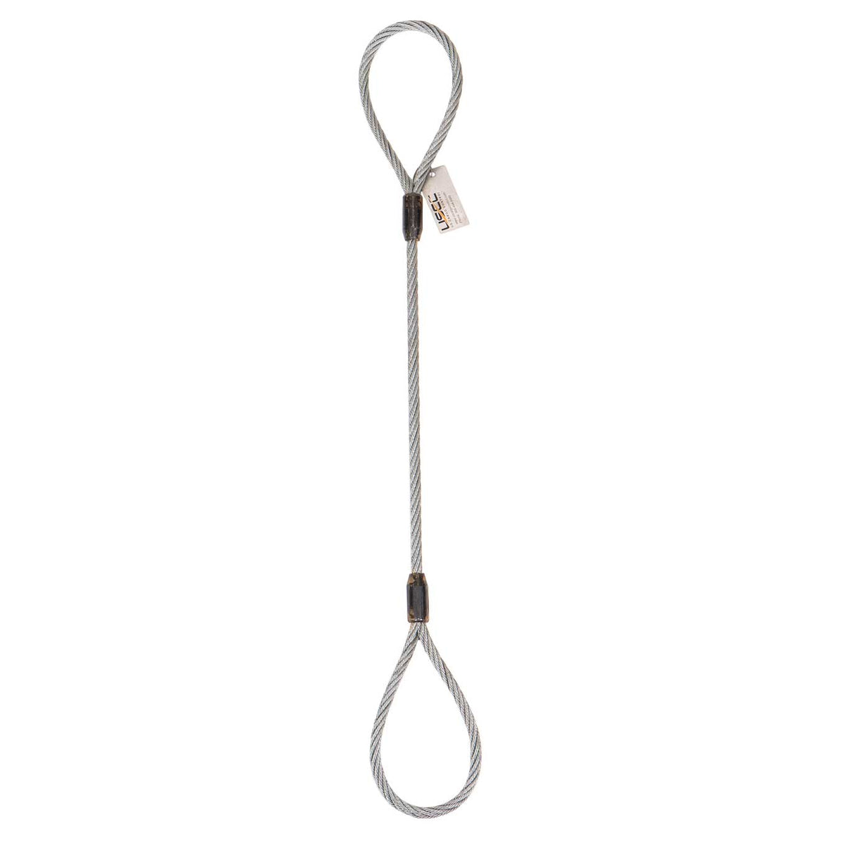 5/8" x 10' Standard Eye Cable Laid Wire Rope Sling | 7x7x7