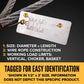 1/2" x 4' Standard Eye Cable Laid Wire Rope Sling | 7x7x7