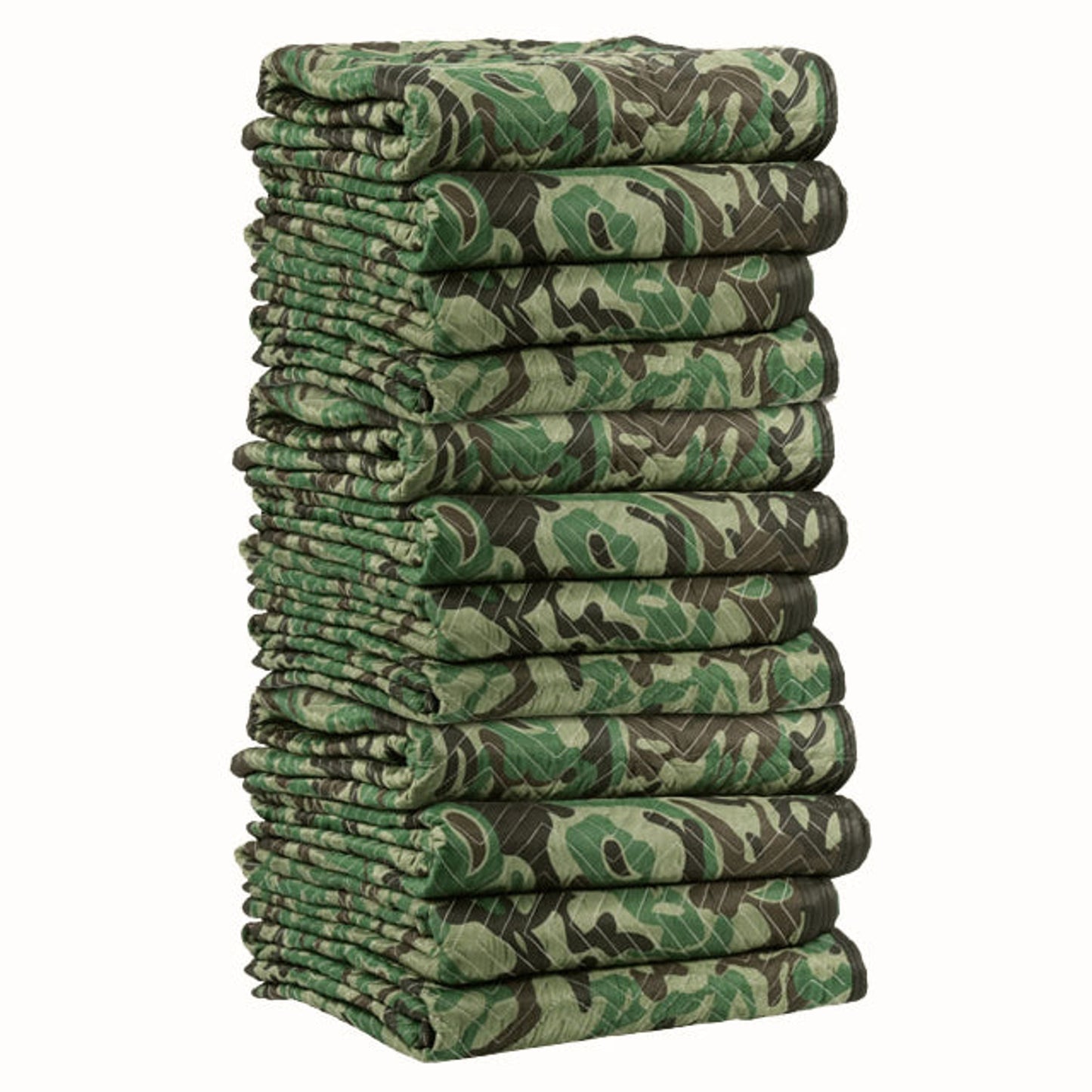 Moving Blankets- Camo Blanket 12-Pack, 65 lbs./dozen