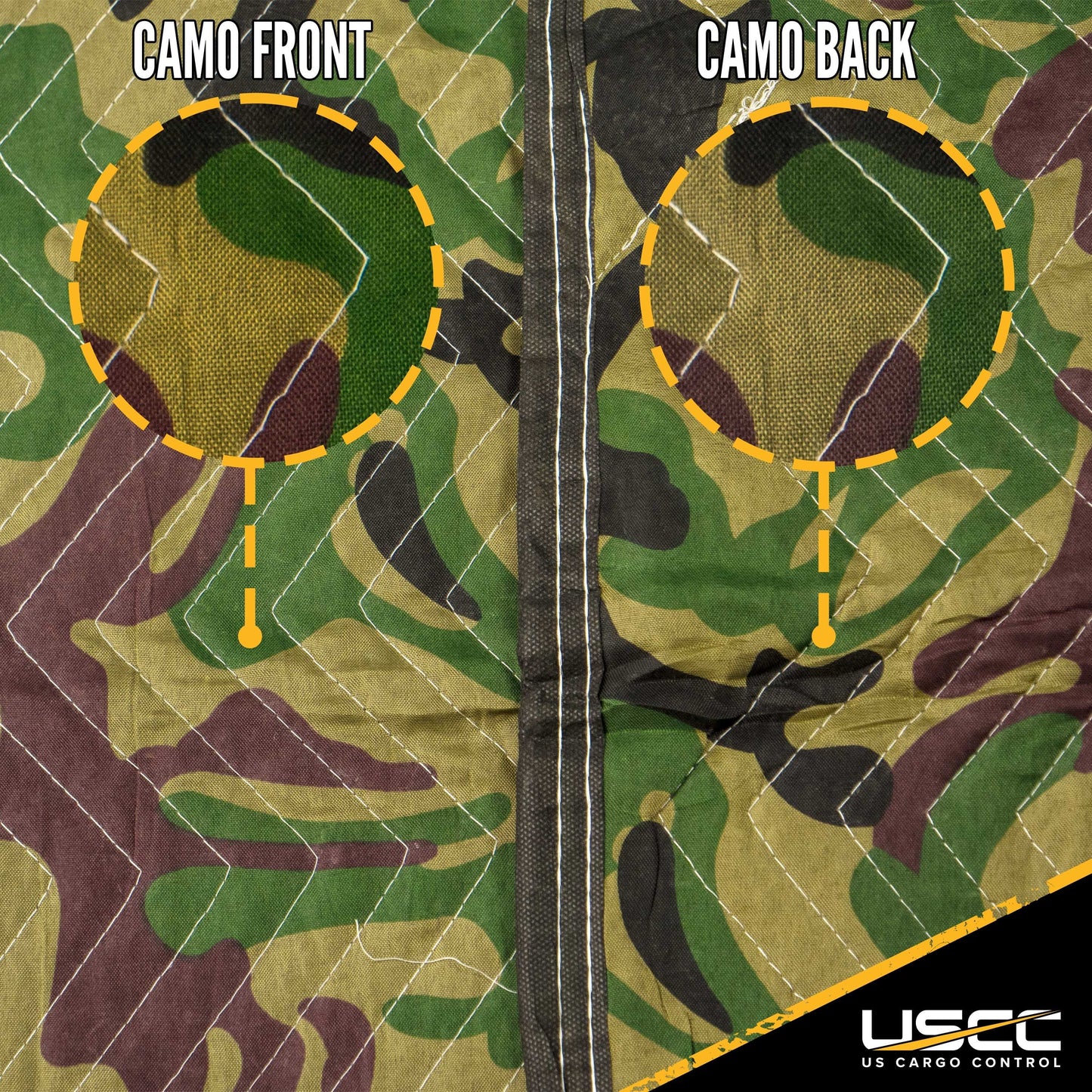 Moving Blankets- Camo Blanket 12-Pack, 65 lbs./dozen