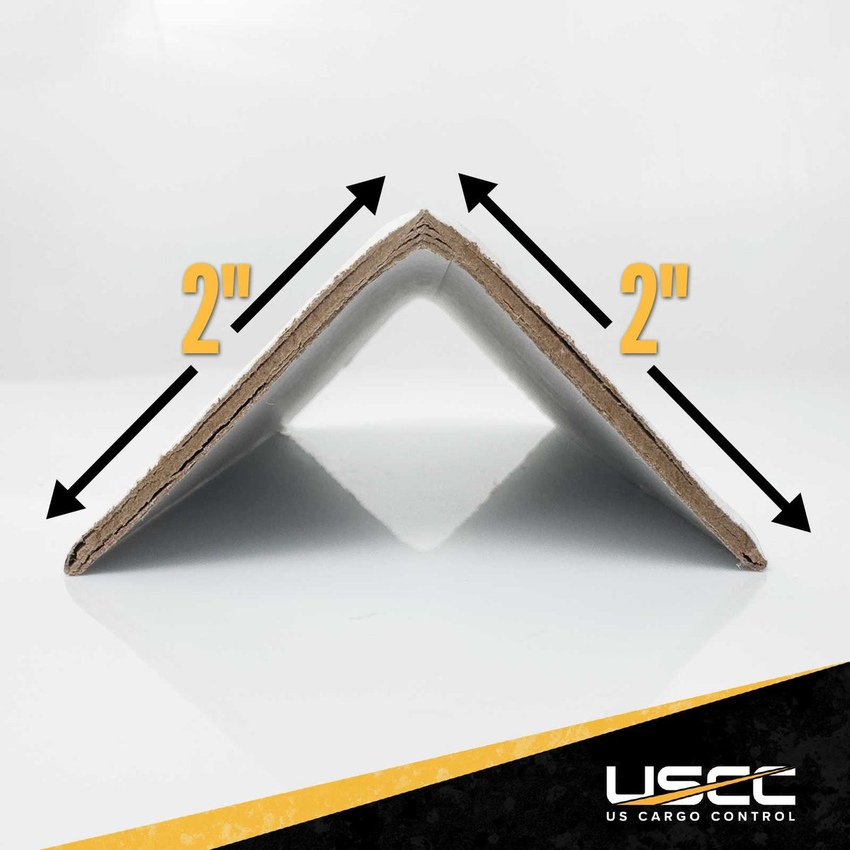Light-Duty Cardboard Edge Protectors | .120" Thick, 2" x 2" x 36", 125-Pack