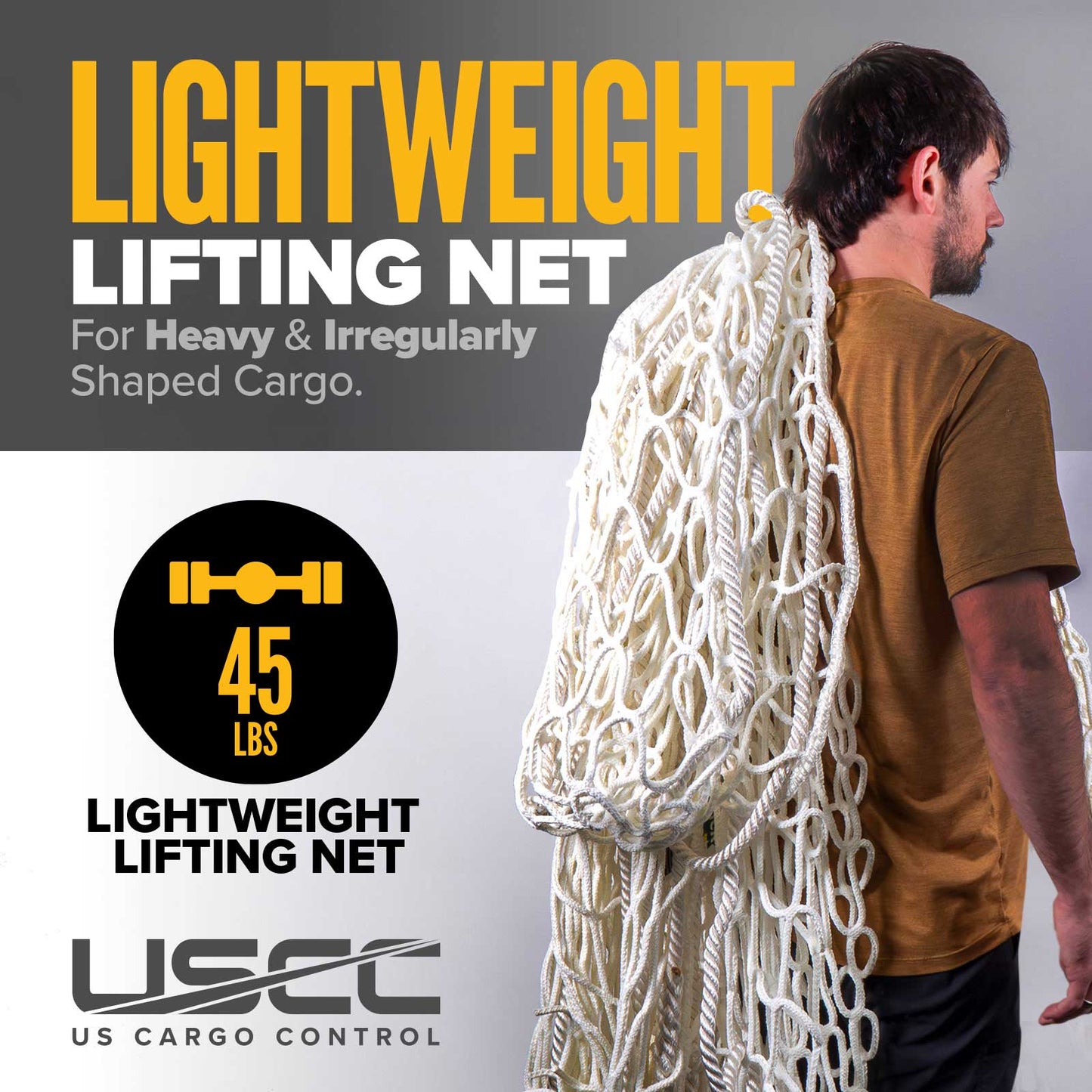 19.68' x 19.68' Lifting Net | 4,000 lb.