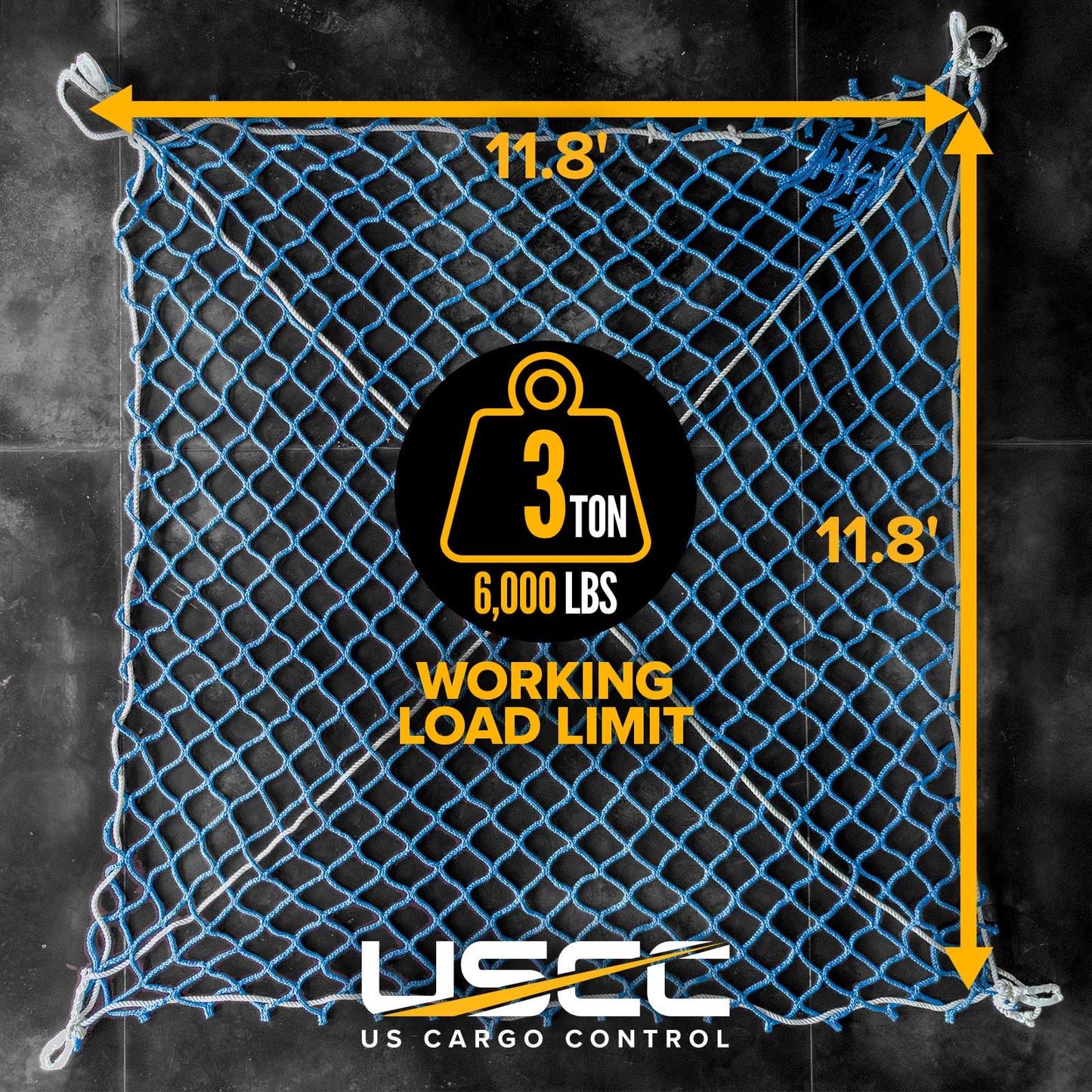 11.8' x 11.8' Lifting Net | 6,000 lb.