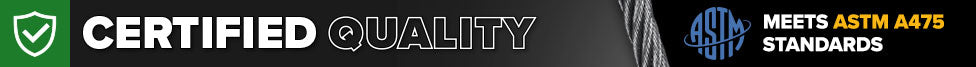 Certified Guy Wire Rope Banner