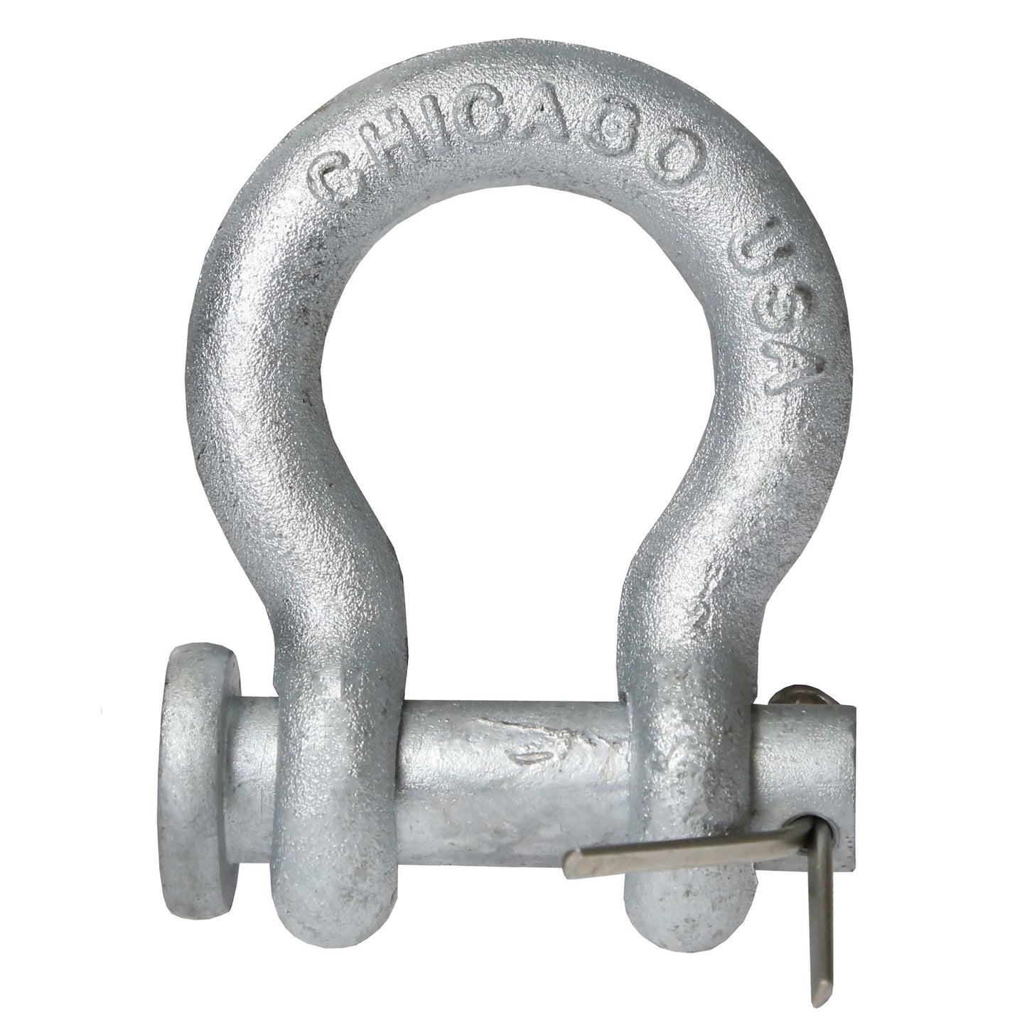 Anchor Shackle - Chicago Hardware - Round Pin - 7/16" Galvanized Steel - 1.5 Ton primary image