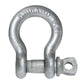 Screw Pin Anchor Shackle - Chicago Hardware - 1-1/8" Galvanized Steel - 9.5 Ton