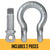 Screw Pin Anchor Shackle - Chicago Hardware - 1-1/2
