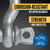 Screw Pin Anchor Shackle - Chicago Hardware - 1-1/4