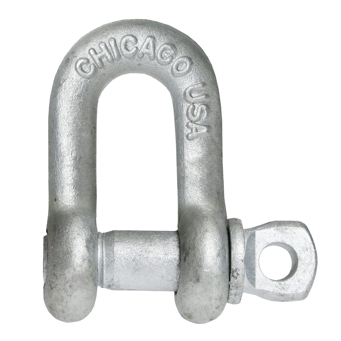 Screw Pin Chain Shackle - Chicago Hardware - 5/8" Galvanized Steel - 3.25 Ton