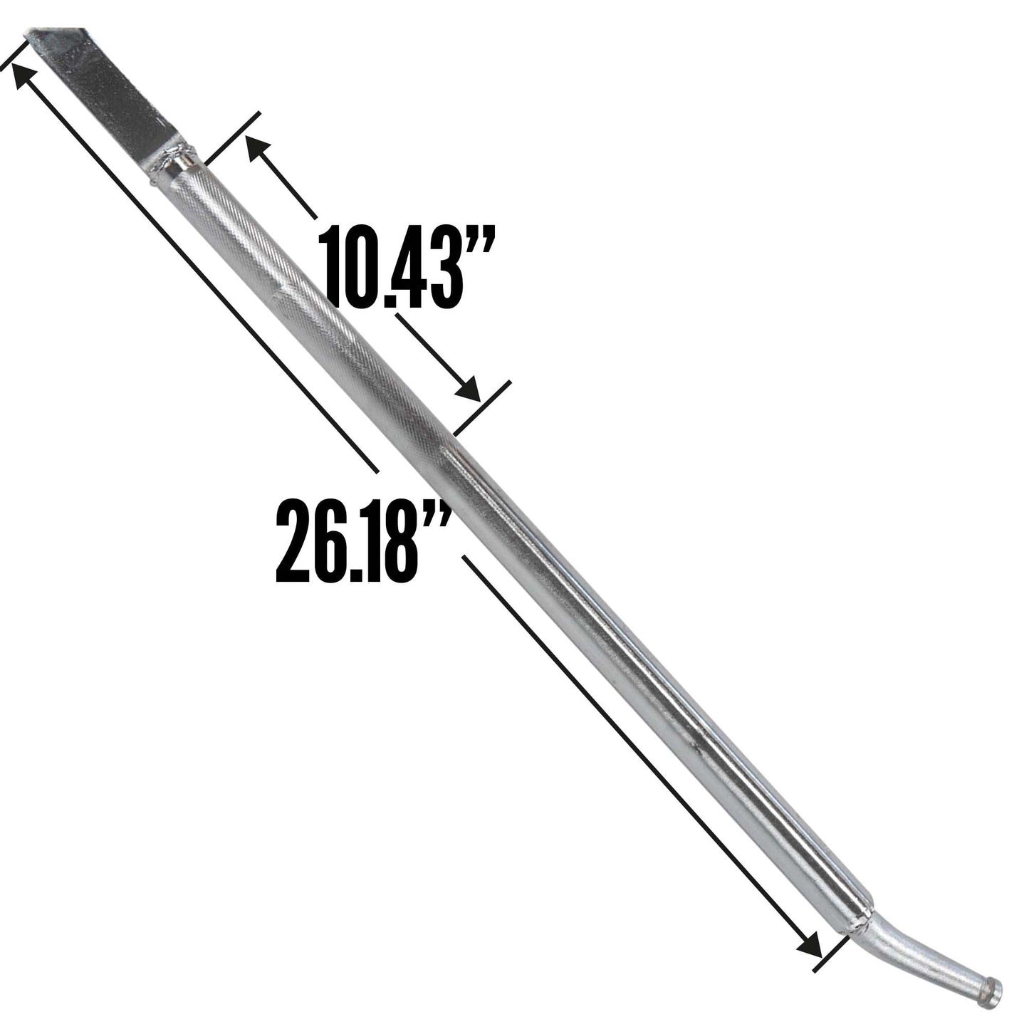 Combination Winch Bar with Square Head - Chrome Finish