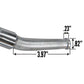 Combination Winch Bar with Square Head - Chrome Finish