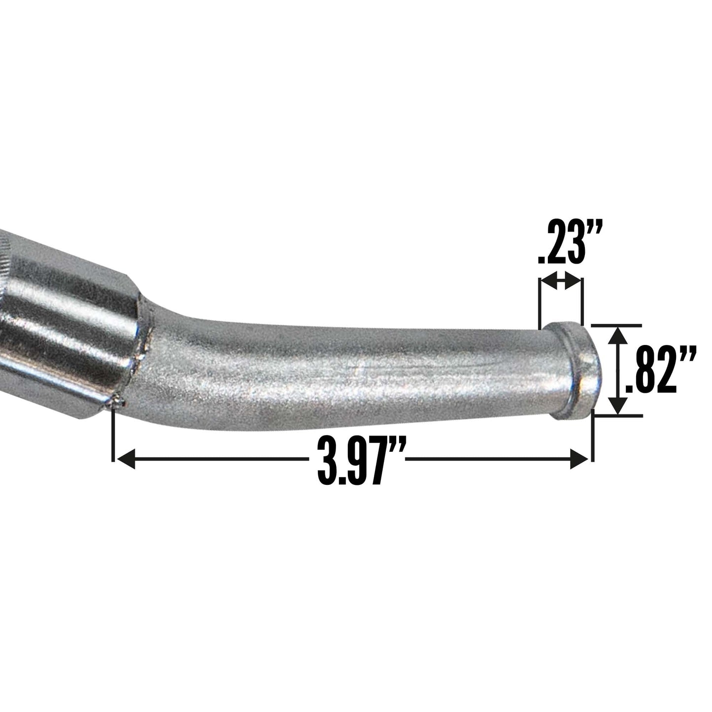 Combination Winch Bar with Square Head - Chrome Finish