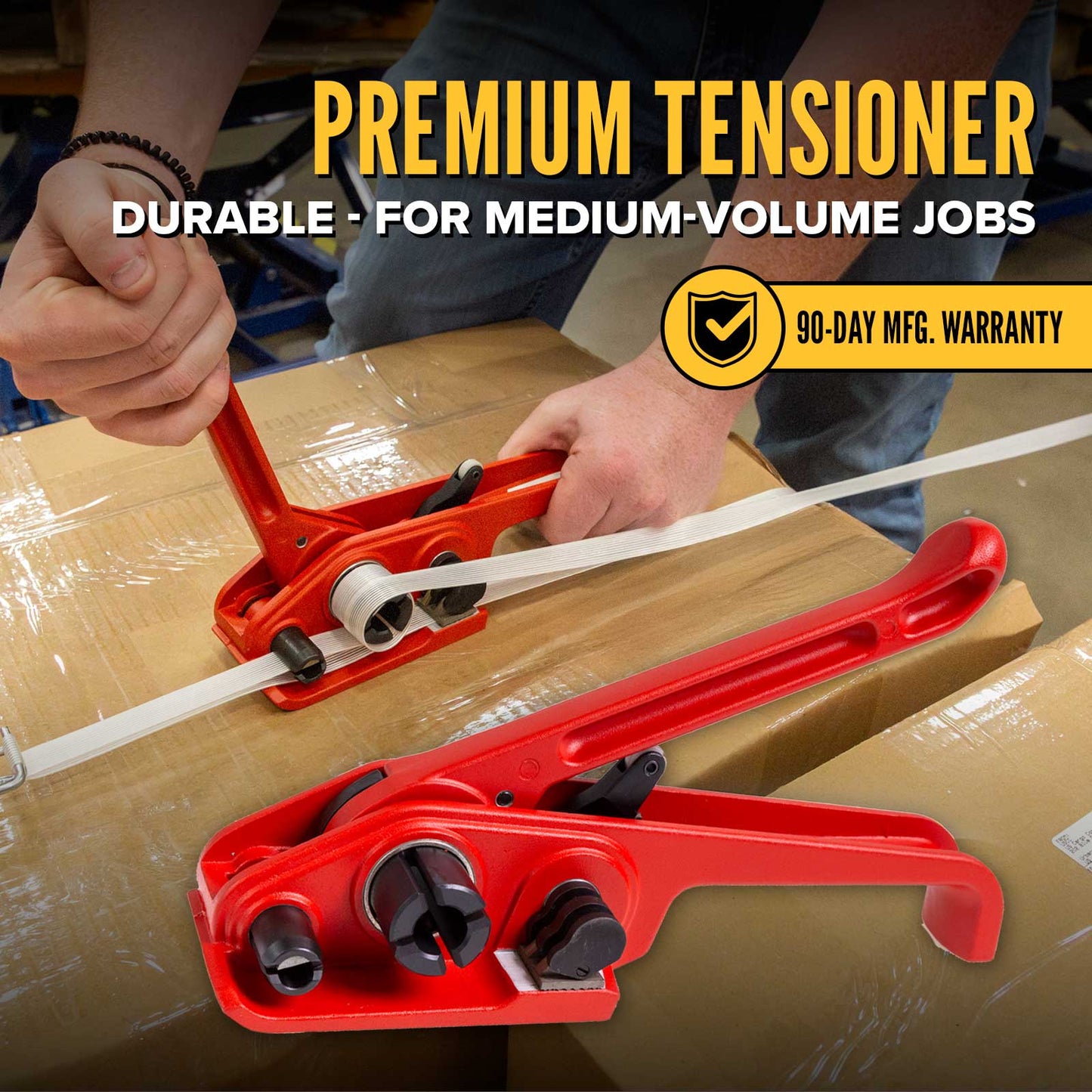 3/4" Composite Strapping Starter Kit - Forklift Dispenser